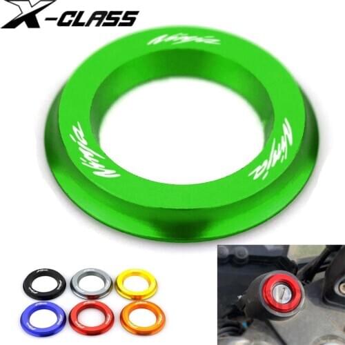 Ninja Motorcycle Ignition Switch Cover Protector CNC Aluminum for Kawasaki Ninja 250 300 400 2013 2014 2015 2016 2017 2018 2019