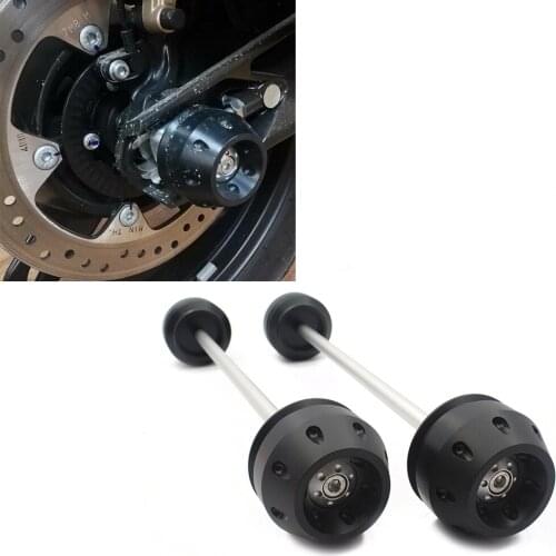 Wheel Fork Slider Protector Front Rear Drop Protection For BMW G310GS G310R 2017-2018 Motorcycle Pom Steel