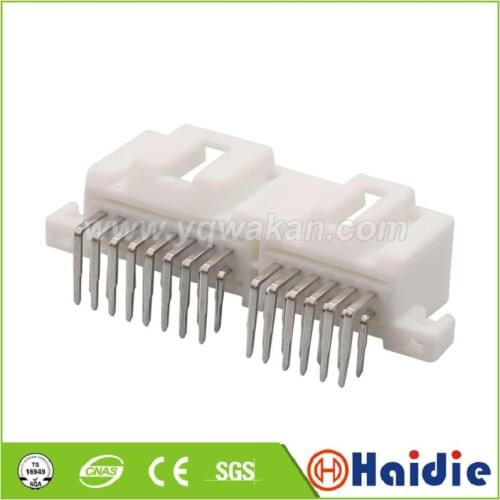 1sets 28pin Auto electrical PCB plug plastic wiring harness unsealed connector
