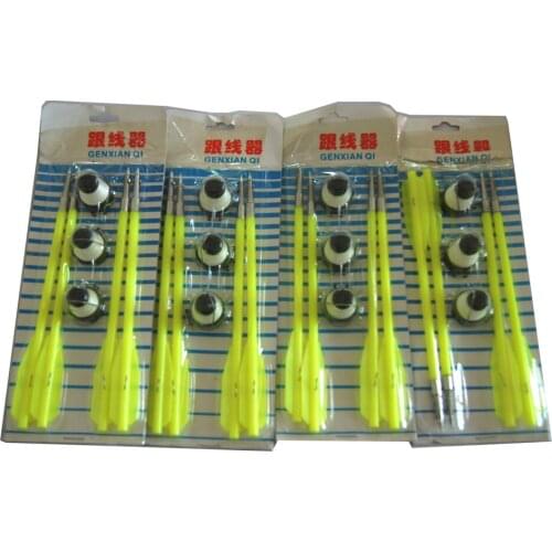 10packs Green color Archery hunting crossbow fishing arrow bolt 6.6" with fishing line