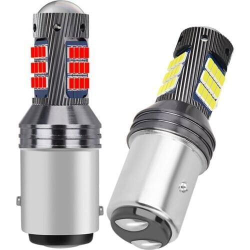2PCS New 1157 P21/5W BAY15D Super Bright LED Car Tail Brake Bulbs Turn Signals Auto Rear Fog Lamps Daytime Running Light