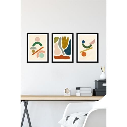 3 piece Framed Poster Table Set