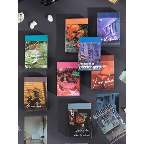 8packs/LOT reverse fantasy series Creative decoration DIY stationery PET sticker