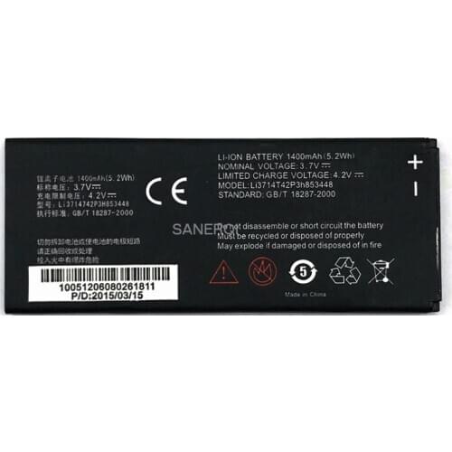 10pcs 1400mAh Li3714t42p3h853448 Battery for ZTE Skate V960 N960/U960s/V961 Cell Phone Battery
