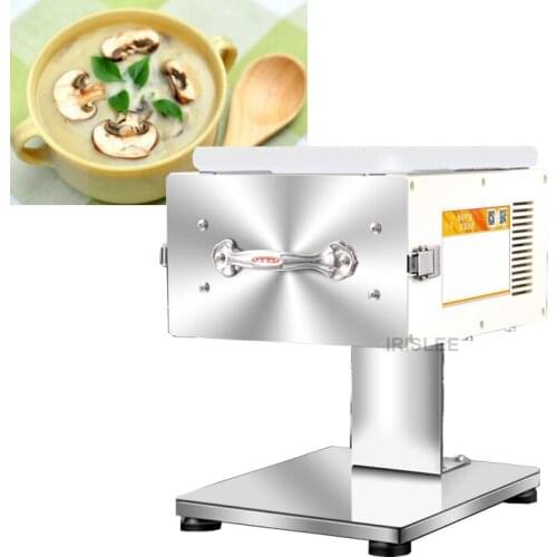 New 550W Commercial Electric Meat Cutter Pure copper motor Fast slicer Automatic vegetable cutter Stainless steel meat grinder
