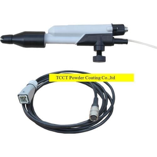 Automatic electrostatic powder paint spray gun suits for EUROTEC