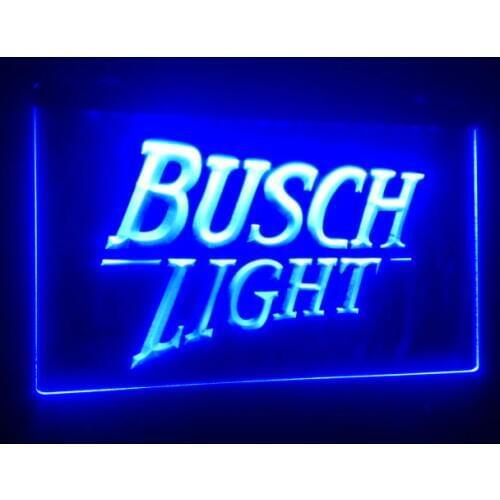 B99 Busch Light Logo Beer Bar Pub Club 3d Signs Led Neon Light Sign vintage home decor Crafts