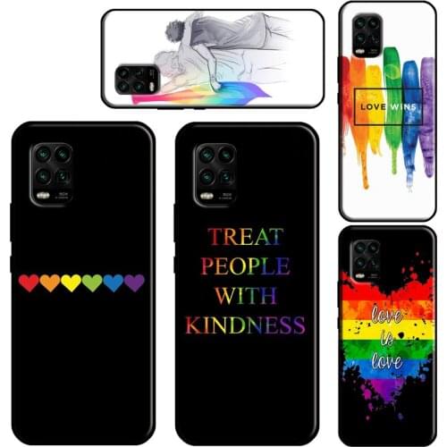 Gay Pride Flag Case For Xiaomi Mi 11 Lite Ultra 9T 10T Pro Mi Note 10 Lite POCO F3 M3 X3 Pro TPU Cover