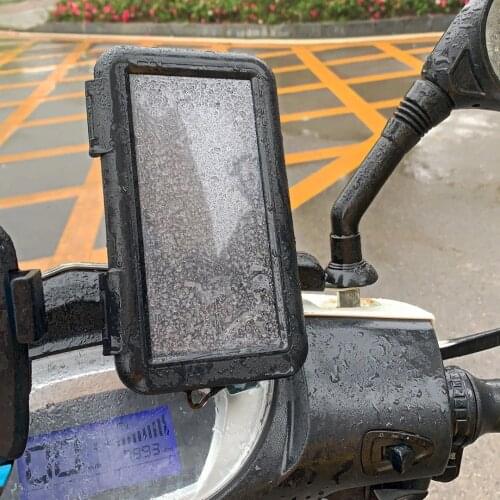 Bicycle Motorcycle Phone Holder Waterproof Case Bike Phone Support for iPhone Xs 12 Samsung s8 s9 Mobile Stand Scooter Cover