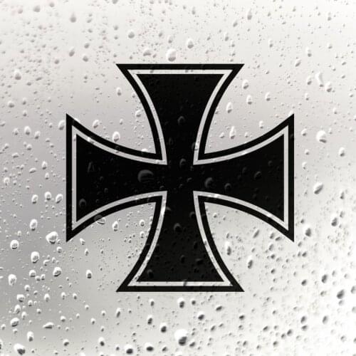 Personality Black/White Cross Sticker Car Styling Decal Window Door Decoration Modern Design Accessories