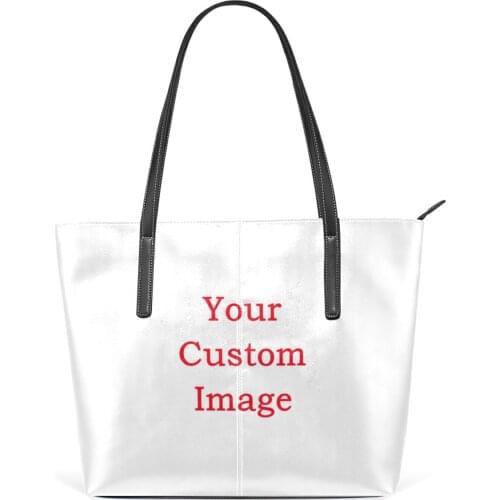 Personalized Custom PU Leather Luxury Women Shoulder Bag Handbag Large Capacity Design Fashion Ladies Shopping Tote Beach Bag