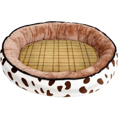 Cat Bed Dogs Bed House Kennel Pet Mats Soft Long Plush Pet Warm Basket Cushion Cats House Sofa Machine Wash Kennel Cat Supplies