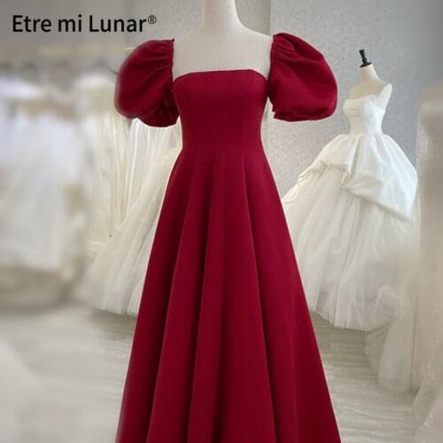 2021 Hot Sell Evening Dresses sweetheart A-line Ruched Prom Dress Satin Formal Dress LD04333