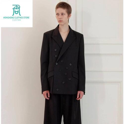 A new mens suit with irregular, loose, double-breasted jackets with multiple buttons M-6XL! Custom mens clothing