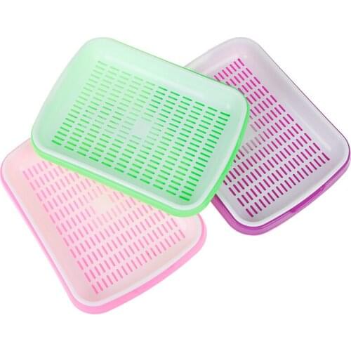 Hydroponics Seed Germination Tray Seedling Tray Sprout Plate Grow Nursery Tray
