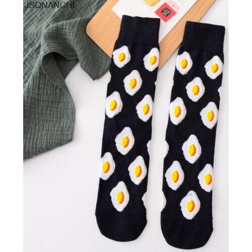 Men/Women Happy Funny Socks With Print Art Cute Winter Socks With Avocado Sushi Food Cotton Fashion Harajuku Colorful Socks