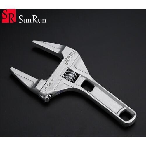 Free shipping16-68mm Adjustable Wrench Short Shank Multifunction Bathroom Spanner tool