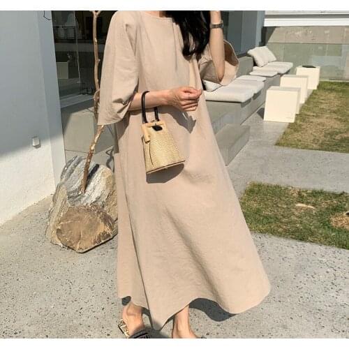 Однотонные летние платья Waledise China At AliExpress