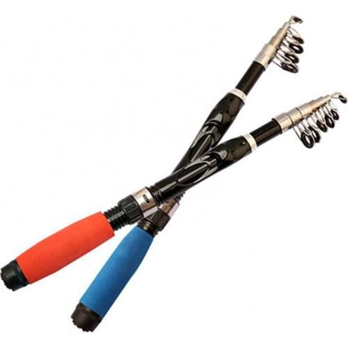 1.2/1.4/1.6m Japan Fishing Rod Portable Telescopic FRP Superhard Pole Sea Boat Fishing Rod Fishing Tackle