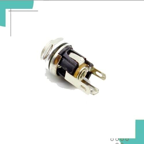 1 Pcs 5.5mmx2.1mm DC Power Jack Socket Female Panel Mount Connector