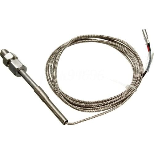 1pc 1/8 NPT Thread Temperature Instruments Tool Universal K Type EGT Thermocouple High Temperature Sensor Probe