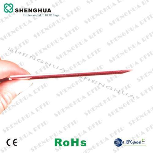 120pcs/pack UHF RFID Ceramic Tag 92*40*0.3mm High Temperature Resistant RFID Windshield Sticker for Attendance Management