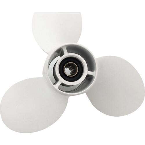9 1/4X11 For Yamaha 8 Tooth Spine Aluminium Propeller Propellers 15Hp Propellers 9.9 Hp Propellers