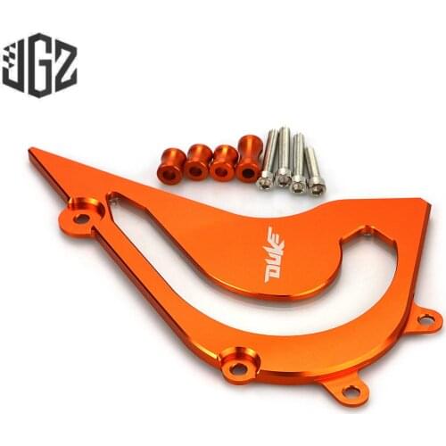 Motorcycle CNC Aluminum Front Sprocket Chain Cover Protector Guard for KTM DUKE 250 2017 - 2021 DUKE 390 2013 - 2021 Accessories