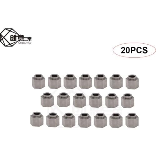 20PC 3D Printer Parts Openbuilds 5mm Bore Eccentric Spacers for V Wheel Aluminium Extrusion 3D Printer Reprap dropshipping