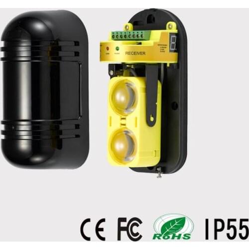 FM beam upgrade version double beam ABT-30F infrared detector Anti-theft radiation alarm 2 beams 30/60/100m