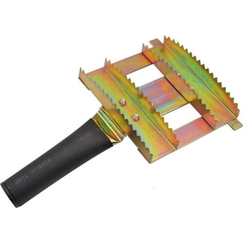 Cattle Sheep Double Sided Metal Antipruritic Brush Animals Anti Rust Itching Rake Comb Grooming Dematting Stripper