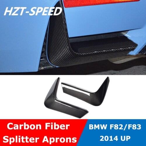 F82 MP Style Carbon Fiber Front Splitter Aprons For BMW 4 Series F83 M4 2014 Up