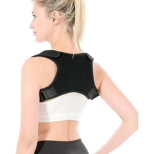 Posture Corrector For Men And Women Upper Back Brace For Clavicle Support Adjustable Back Straightener