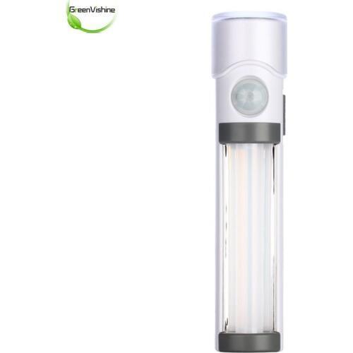 3 in 1 Multifunction LED Motion Sensor PIR Infrared Wall Light Night Light Emergency Lamp For 3x AA Battery