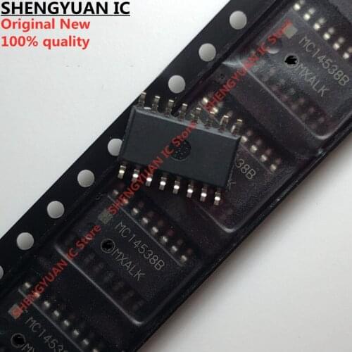 10 pcs/lot MC14538B MC14538BFELG MC14538BFEL SOP-16 Dual Precision Retriggerable/Resettable Monostable Multivibrator 100% new