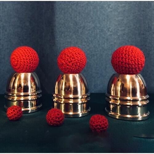 Unreal Cups and Balls (Mini) by Jimmy Fan Close Up Cup Appearing Vanishing Magia Mentalism Illusion Gimmick Prop trucos de magia