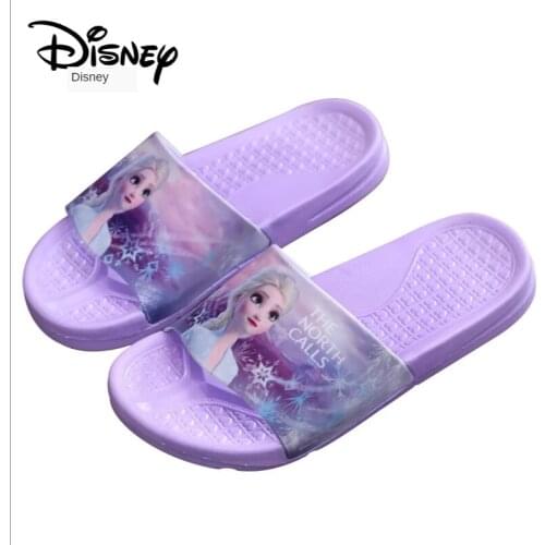 Disney Non-slip Kids Frozen Slippers Princess Elsa Slippers EVA Summer Slippers Kids Water Shoes Girl Baby Shower Slippers