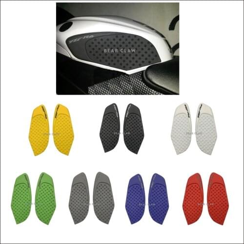 Anti slip sticker Motorbike Tank Traction Pad Side Knee Grip Protector For Yamaha yzf r6 2008 2009 2010 2011 2012 2013 2014 2015