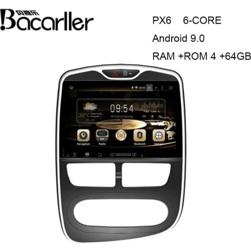 PX6 4+64GB car dvd gps for Renault Clio car stereo with radio/gps/bluetooth/wifi/video/mp3/mp4
