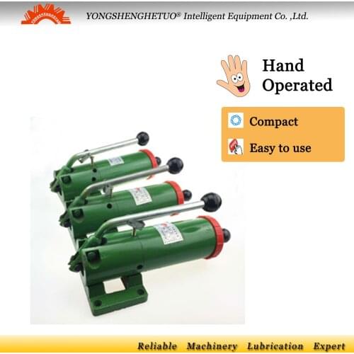 Manual lubrication pump hand operated grease piston lubricator oiler 6mm outlet*4 SNB-4