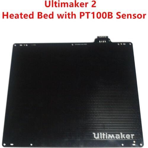 UM 2 Ultimaker 2&2 Extended 3d printer DIY heated bed with PT100B Sensor aluminum ultimaker 2 built plate Germany electric