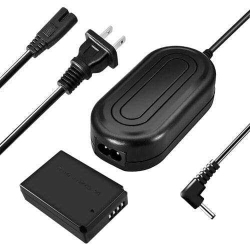 ACK-E12 Power Supply DR-E12 DC Coupler LP-E12 Dummy Battery AC Adapter Kit, Replaces LC-E12 Charger fit for Canon EOS M50 Mark
