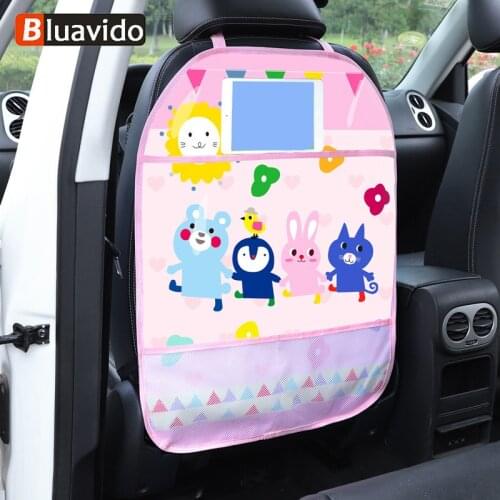 Car Seat Protector Cover Cartoon Anti Child Kick Pad Easy to Clean Mud Mat from Kids Baby Auto Interior Accessories