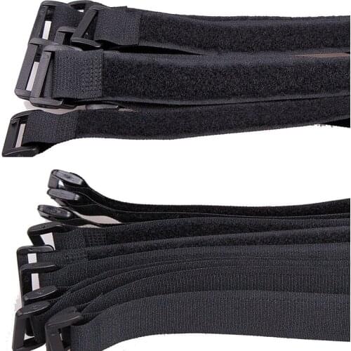 10pcs Nylon Hook and Loop Strap Cable Ties 20cm Length 2cm Width Self-adhesive Reusable cable ties
