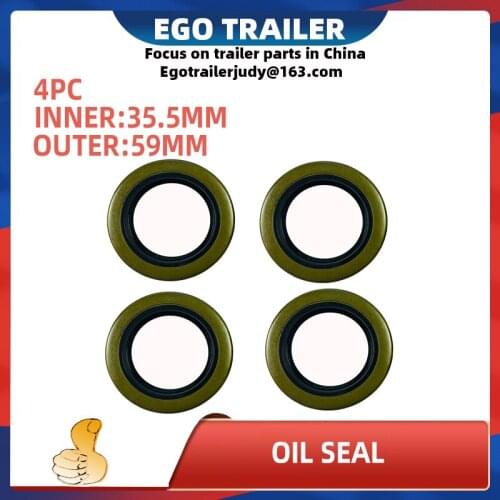 EGO 4PCS Manutec Trailer Wheel Bearing Axle Oil Seal for Holden LM Bearing MSA