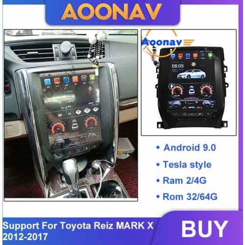2din android car auto radio multimedia player For Toyota Reiz MARK X 2012-2017 car autoradio GPS navigation MP5 DVD player