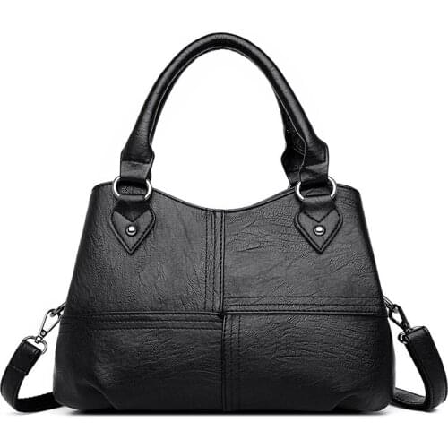 Brand Luxury Women Leather Handbags Designer Vintage Ladies Hand Bags High Quality Women Shoulder Messenger Bags Fashion Totes
