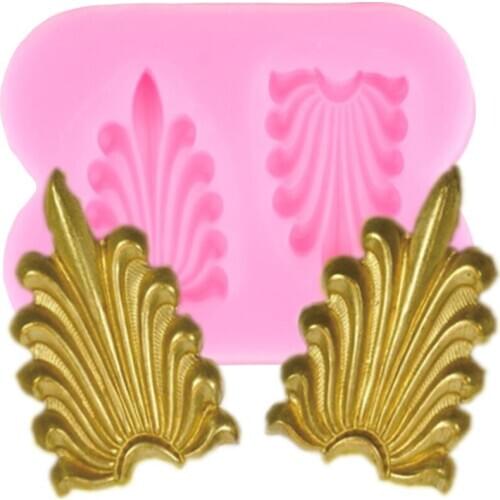 DIY Vintage Relief Cake Border Silicone Mold Fondant Cake Decorating Tools Candy Resin Clay Molds Chocolate Gumpaste Mould