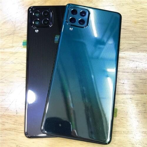 For Samsung Galaxy F62 Back Battery Cover Rear Door Housing Panel With Camera Lens Replacement Parts