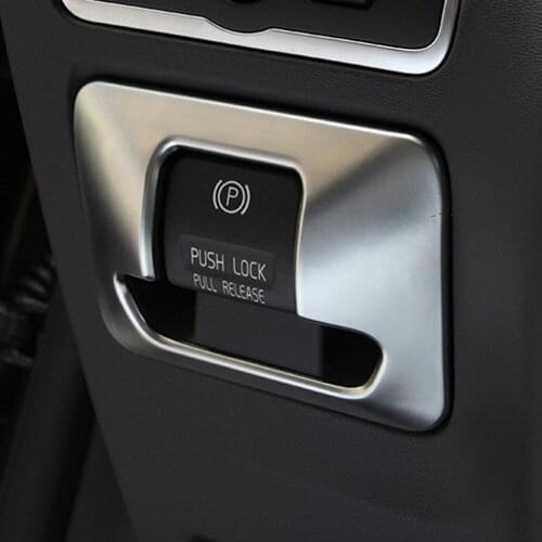 For VOLVO XC60 XC70 S60 V60 S80 Car Electronic Hand Brake Button Handbrake Decorative Frame Cover Trim Accessories CarStyling